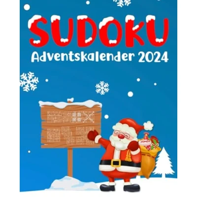 Abbildung von Sudoku Adventskalender 2024: Rätsel Weihnachtskalender mit 7 verschiedenen Varianten für Erwachsene Klein Geschenke Männer &amp; Frauen