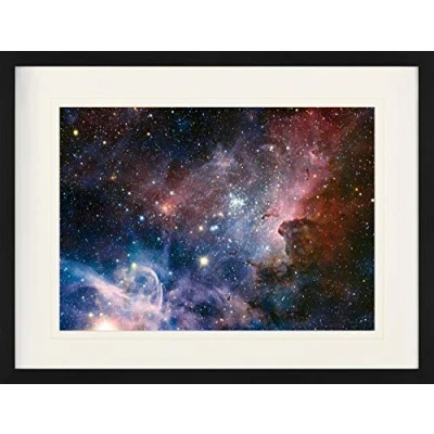Abbildung von 1art1 Der Weltraum Poster Sternengeburt Im Carinanebel Gerahmtes Bild Mit Edlem Passepartout Wand Bilder Bilderrahmen 80x60 cm