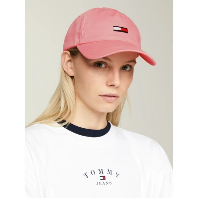 Abbildung von Tommy Jeans Elongated FLAG Unisex Cap, Größe: One Size, Tickled pink