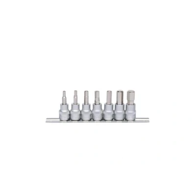 Abbildung von KS TOOLS 911.3945 Steckschlüsseleinsatz Set Innensechskant Chrom Vanadium Stahl 3/8 Vierkant