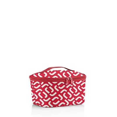 Abbildung von reisenthel coolerbag S Pocket in Signature Rot Kühltasche aus recycelten PET Flaschen Ideal für das Mittagessen unterwegs