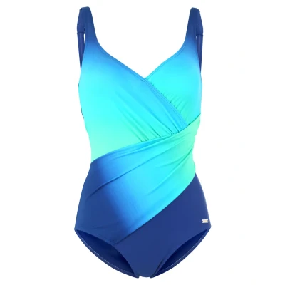 Abbildung von Lascana Badeanzug, Damen, Größe: 38xD, Blue/turquoise