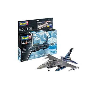Abbildung von Plywood aircraft 1:72 63844 F 16D Fighting Falcon Revell