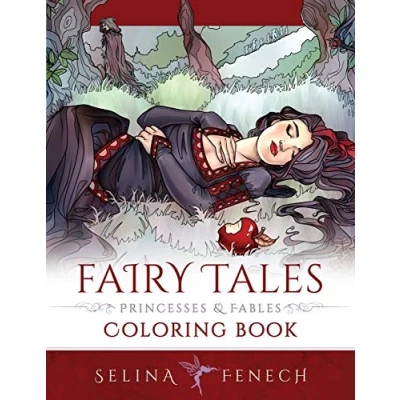 Abbildung von Fairy Tales, Princesses, and Fables Coloring Book (Fantasy by Selina)