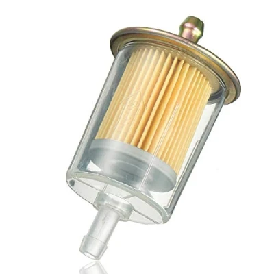 Abbildung von C FUNN 8 mm 3/8 Zoll Rohrleitung Kraftstofffilter Inline Öl Gas Benzin Motorrad LKW Universal