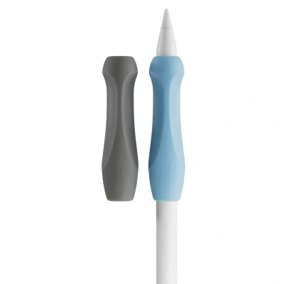Abbildung von Pencil grips für das Apple 2 Pack Charcoal &amp; Paperlike Blue Grau Silikon