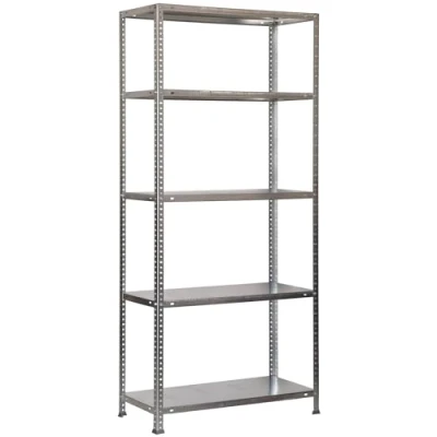 Abbildung von SimonRack Schwerlastregal, Lagerregal, 180x90x50 Metallregal, Kellerregal, Biegestelle 100 kg, 5 Fachböden, Galvanisiert Comfort