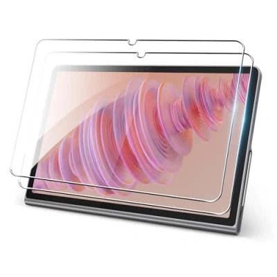 Abbildung von Heioloo [2 Stück Schutzfolie für lenovo tab plus Panzerfolie Displayschutz, 9H Härte Schutzglas, Bläschenfrei, Ultra klar, Anti Kratzen Displayschutzfolie