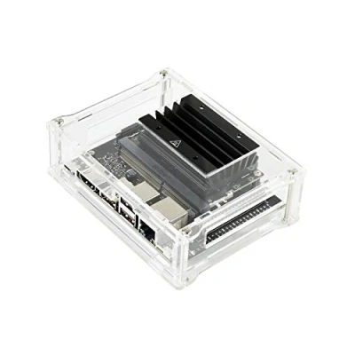 Abbildung von IBest Acrylic Clear Case (Type D) Specialized for NVIDIA Jetson Nano 2GB Developer Kit,Easy Access GPIO and Camera Port,Cut Outs The Essential Ports TF Card