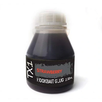 Abbildung von Shimano TX1 Hookbait Dip Glug (200ml) Strawberry Boilie Liquid