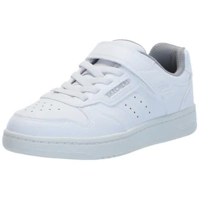 Abbildung von Skechers QUICK STREET Lauflernschuh, Retro Sneaker mit Klettverschluss, Größenschablone zum Download