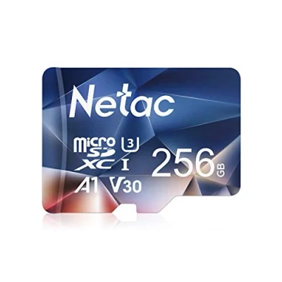 Abbildung von Netac 256GB Speicherkarte，Micro SD Karte(A1, U1, C10, V10, FHD, 600X), TF Memory Card UHS I bis zu 90/10 MB/s(R/W) für Kameras, Dashcam, Switch und Smartphones