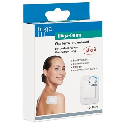 Abbildung von Höga derm Steriles Pflaster 70x100 mm 10 St