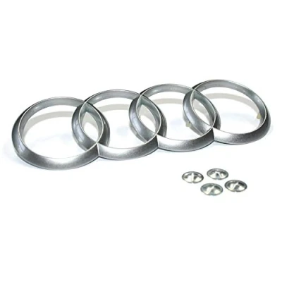 Abbildung von Audi 4H0103940A Motorabdeckung Original Schriftzug Emblem Logo *** Länge: 13 cm