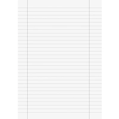 Abbildung von Brunnen 102142750 Kanzlei Papier / Kanzleibogen (A4, liniert mit Randlinie innen und außen, Lineatur 27, 80 g/m², 50 Blatt eingeschweißt)