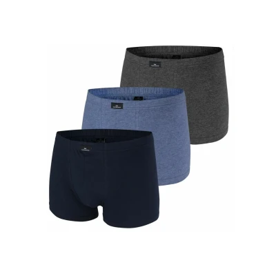 Abbildung von Götzburg 3ER PACK Single Panties, Herren, Größe: Large, Dunkelblau/hellblau/anthrazit