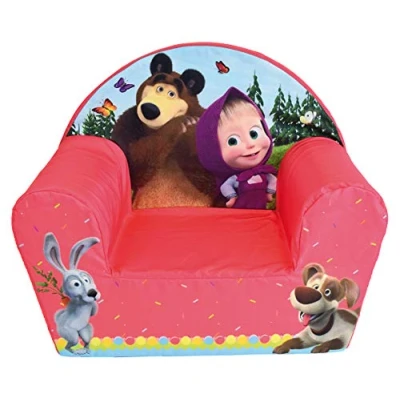 Abbildung von Fun House Enfant 713340 Masha ET Michka Clubsessel, Herkunft, Frankreich, 52 x 33 42 cm