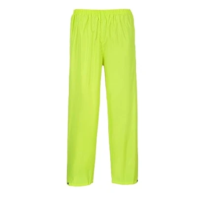 Abbildung von Portwest Klassische Regenhose für Erwachsene, Größe: XXL, Farbe: Gelb, S441YERXXL