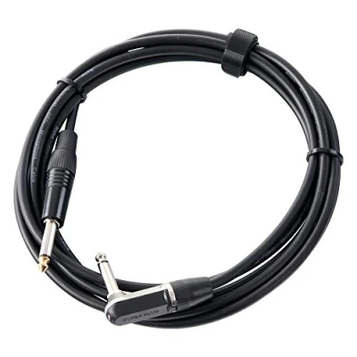 Abbildung von Pronomic INST A 3 Winkel Klinkenkabel m Instrumentenkabel, 6,3mm Klinke, Klinke (300 cm), Hochwertige Stecker und Schirmung