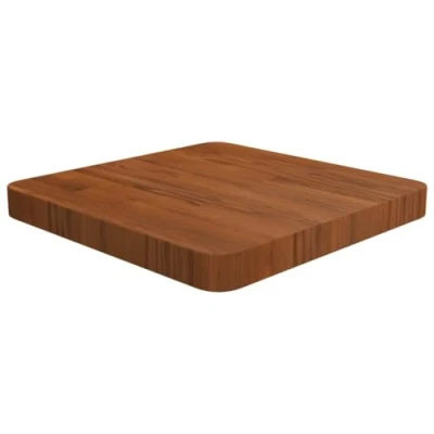 Abbildung von vidaXL Tischplatte Quadratisch Massivholzplatte Eichenplatte Holzplatte Platte Ersatztischplatte Dunkelbraun 40x40x4cm Behandelte Eiche