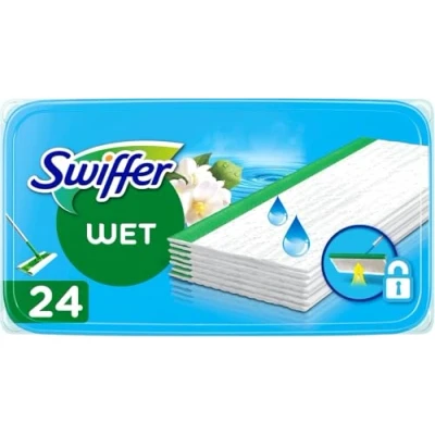 Abbildung von Swiffer Wet Wischtücher Nachfüllpackung 24er mit Duft Reine Frische
