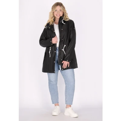 Abbildung von SCHMUDDELWEDDA Damen Regenmantel 42/44 / Schwarz 100% Polyester