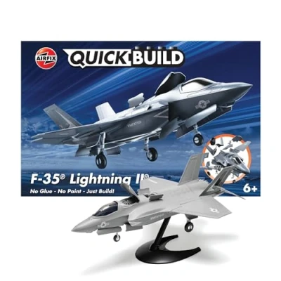 Abbildung von Airfix J6040, Starrflügelflugzeug Modell, Montagesatz, F 35B Lightning II, Beide Geschlechter, 6 Jahr(e), Militärflugzeug