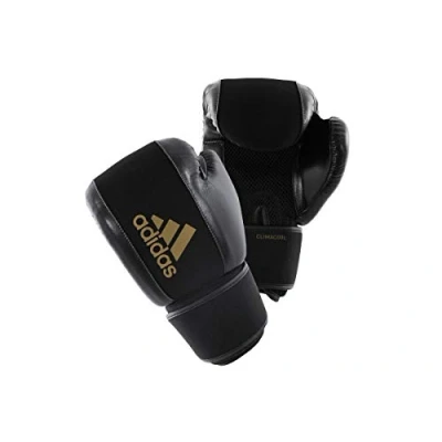 Abbildung von adidas Unisex Boksehandsker vaskbare Boxhandschuhe Waschbar, schwarz/ gold, S/M EU