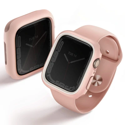 Abbildung von Apple Watch 44 mm Bumper Uniq Moduo Silikon Und TPU (weich) Smartwatch Armbänder