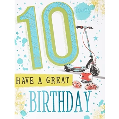 Abbildung von Piccadilly Greetings Geburtstagskarte für Jugendliche im Alter von 10 Monaten, 20,3 x 15,2 cm