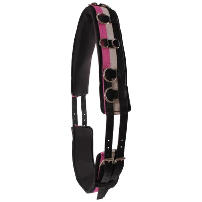 Abbildung von Imperial Riding Longiergurt Deluxe Neon Pink Warmblut