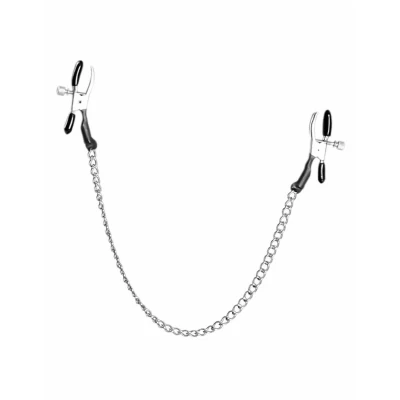 Abbildung von Nippelklammern „Alligator Nipple Clamps“, mit Metallkette, 43 cm