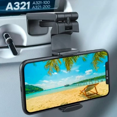 Abbildung von Wicked Chili Flexible Handyhalterung für Reisen und Flugzeug Smartphone Halterung, (1er Set, 1 tlg., 360 Kugelgelenk, Telefonhalterung Küche, Bett)