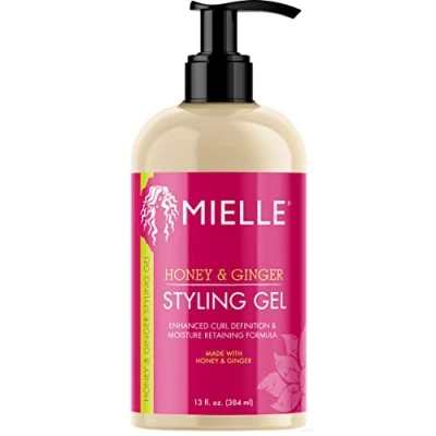 Abbildung von Mielle Organics Honey and Ginger Styling Gel 13oz, weiß, 384 ml (1er Pack)