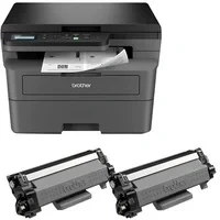 Abbildung von Brother DCP L2627DWXL, All in Box, 3 1 Monochrom Laser Multifunktionsdrucker, 32 ppm, automatischer Duplexdruck, 2 zeiliges LCD Bedienfeld, USB und 5 GHz WLAN
