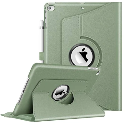 Abbildung von Fintie Hülle für 9.7&quot; iPad 2018 (6. Generation), 2017 (5.Generation), Air 2, 360 Grad verstellbare Schutzhülle mit Standfunktion, Auto Sleep/Wake, Pastellgrün