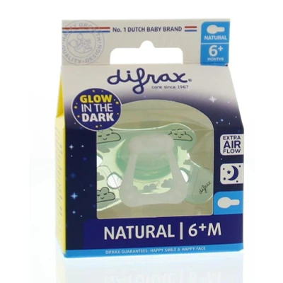 Abbildung von Difrax Becher Schnuller 6 + Monate Glow In The Dark