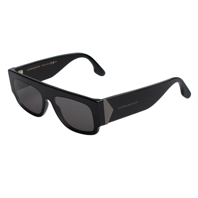 Abbildung von Victoria Beckham Damen VB666S 001 Sonnenbrillen Acetat Schwarz Quadratisch Normal