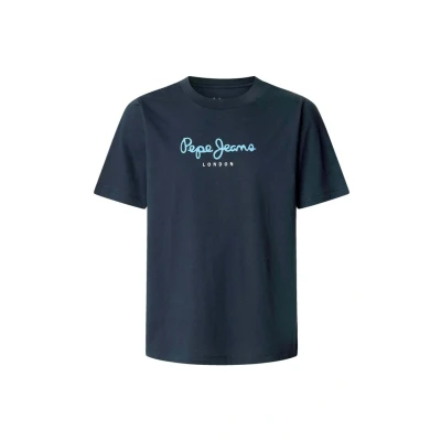 Abbildung von Pepe Jeans EGGO Tshirt print, Herren, Größe: XS, Deep sea blue