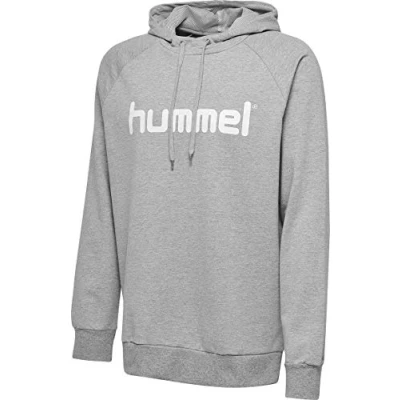 Abbildung von Hummel Hmlgo Kapuzenpullover, Herren, Größe: Small, Grey melange