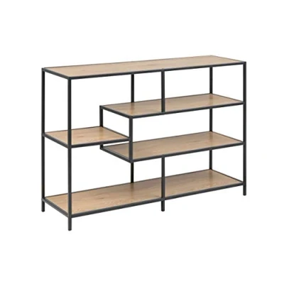 Abbildung von Amazon Basics Martin Bücherregal, 35 x 114 78.2 cm (L B H), Eichenoptik (Früher Movian)
