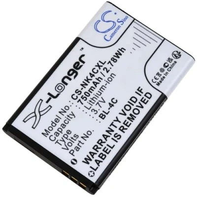 Abbildung von Akku für Olympia Typ LN 4C, 3,7V, Li Ion