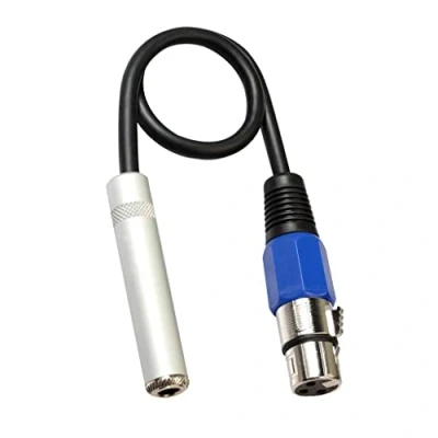 Abbildung von 3 Polige XLR Buchse auf 6,35 Mm 1/4 Klinkenbuchse Audiokabel