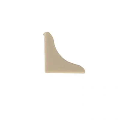 Abbildung von DQ PP 1x WINKELLEISTE ENDSTÜCK Eiche Sonoma 13 x 13mm PVC Küchenleiste Arbeitsplatte Abschlussleiste Küchenabschlussleiste Wandabschlussleiste Tischplattenleisten
