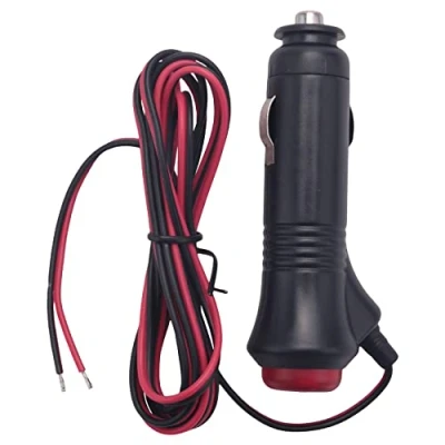 Abbildung von Wresetly 12V 24V maennlich Zigarettenanzuender Steckdose Stecker Ein/aus Schalter