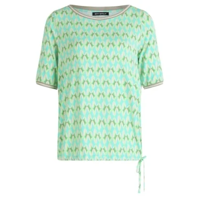 Abbildung von Betty Barclay Casualmit Tunnelzug Tshirt print, Damen, Größe: 38, Khaki green