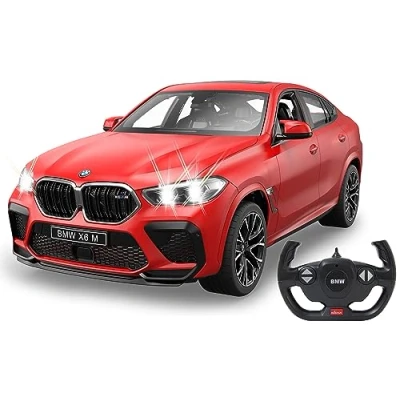 Abbildung von Jamara RC Auto Deluxe Cars, BMW X6 M 1:14, rot 2,4 GHz, mit LED Lichtern