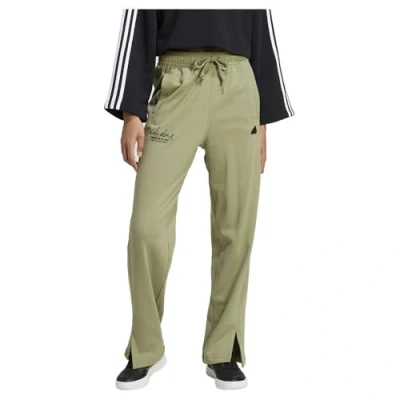 Abbildung von adidas Damen Signature Graphic Embroidery French Terry Straight Leg Pant Pants