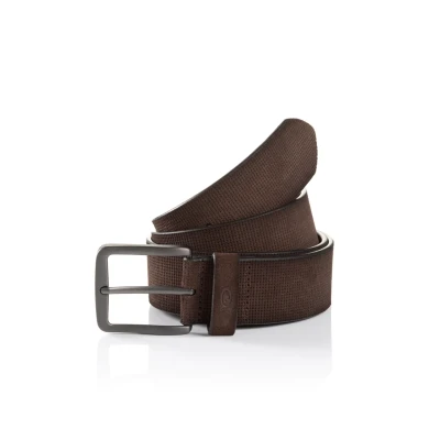 Abbildung von TOM Tailor BART Gürtel, Herren, Größe: 85, Dark brown uni