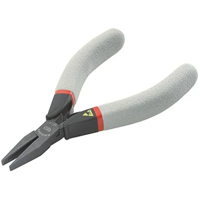 Abbildung von FACOM Flachzange Mitkurzen Backen antistatik ESD Serielänge 135 mm, 1 Stück, 431.E